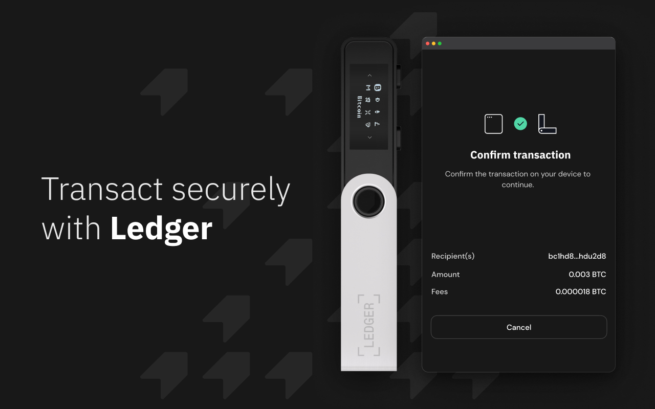 screenshot of Xverse Wallet